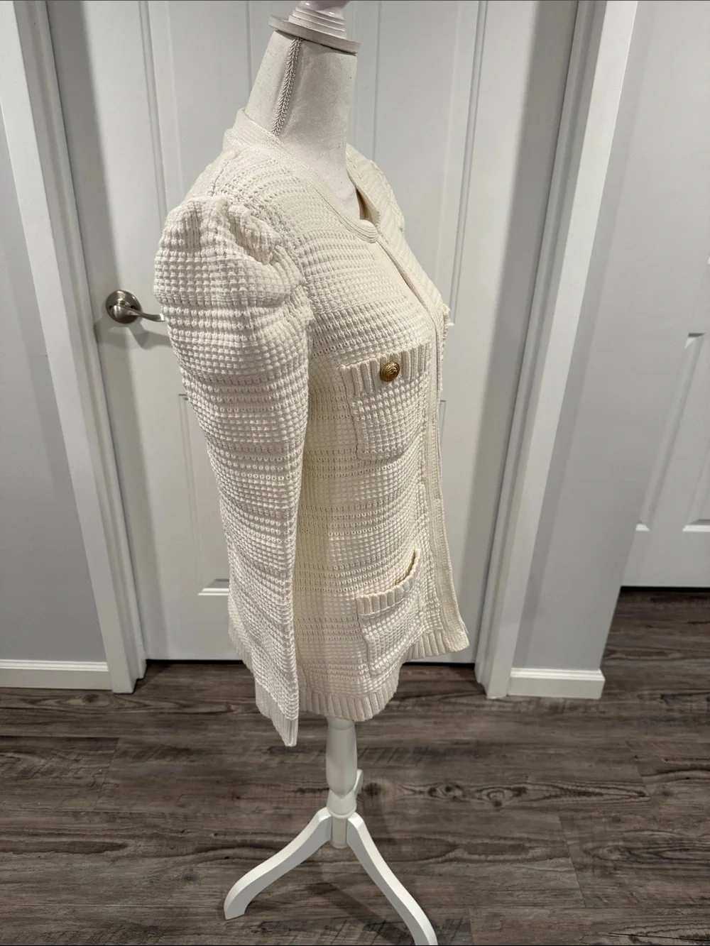 L'AGENCE Marina Textured Cardigan - Size Medium